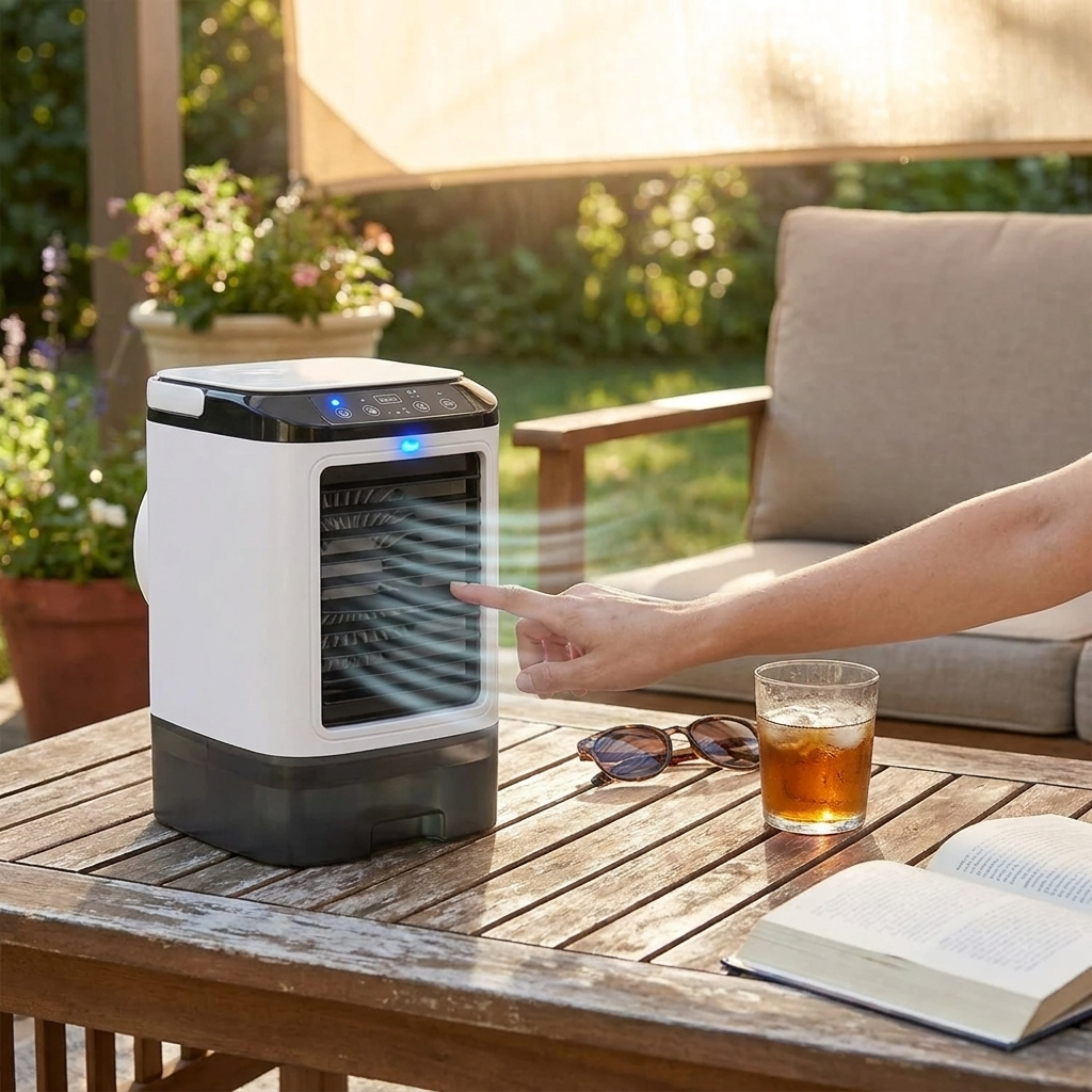 3-Speed Portable Aircon with Ultrasonic Cooling