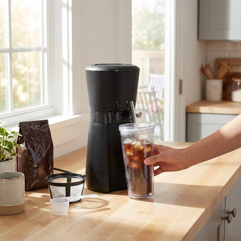 Ice Coffee Machine Maker