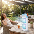 Mini Portable Airconditioner with Humidifier and LED Light
